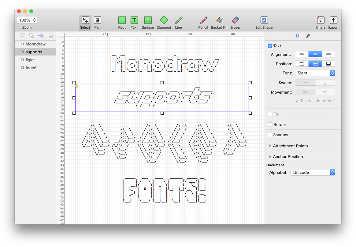 monodraw flowchart