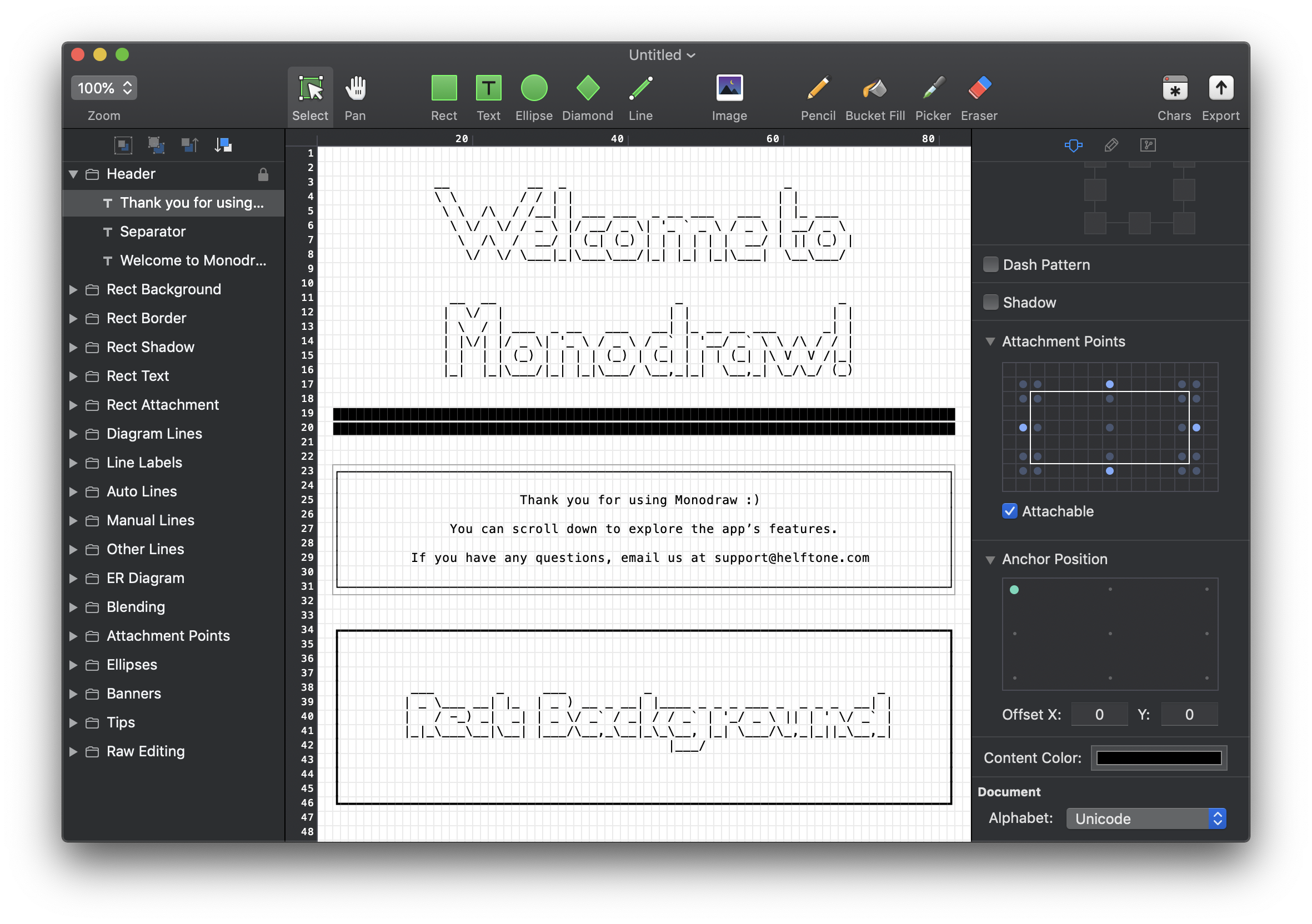 Monodraw 1 3 – Powerful Ascii Art Editor Free